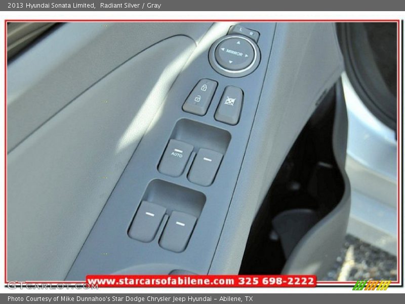 Radiant Silver / Gray 2013 Hyundai Sonata Limited