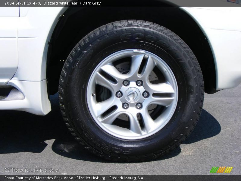 Blizzard White Pearl / Dark Gray 2004 Lexus GX 470