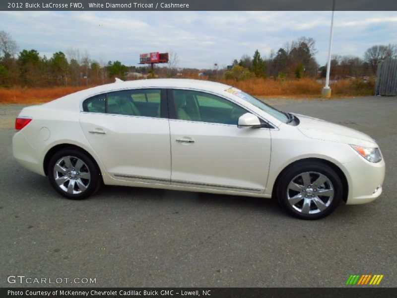White Diamond Tricoat / Cashmere 2012 Buick LaCrosse FWD