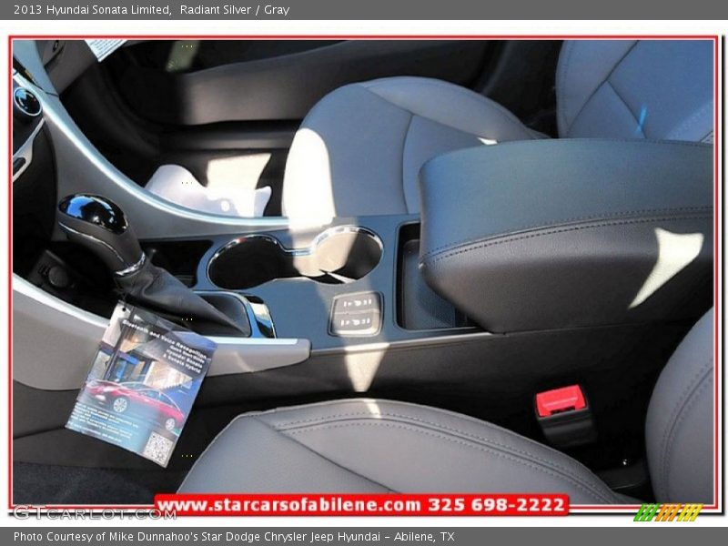 Radiant Silver / Gray 2013 Hyundai Sonata Limited