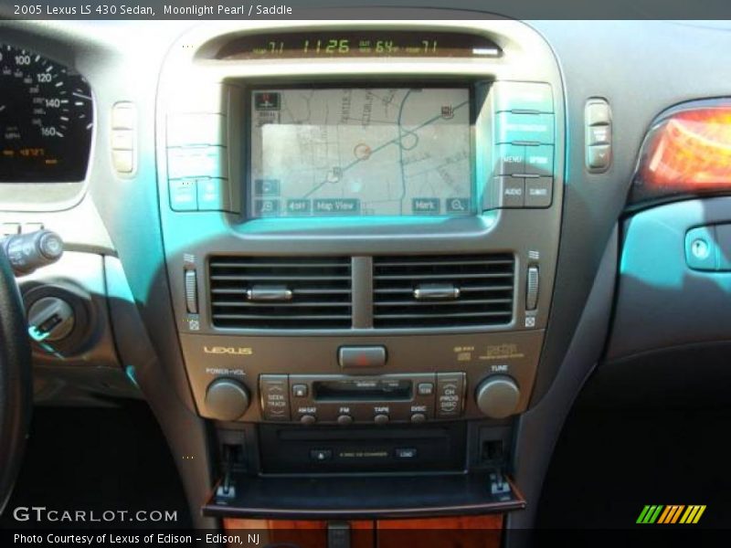 Moonlight Pearl / Saddle 2005 Lexus LS 430 Sedan