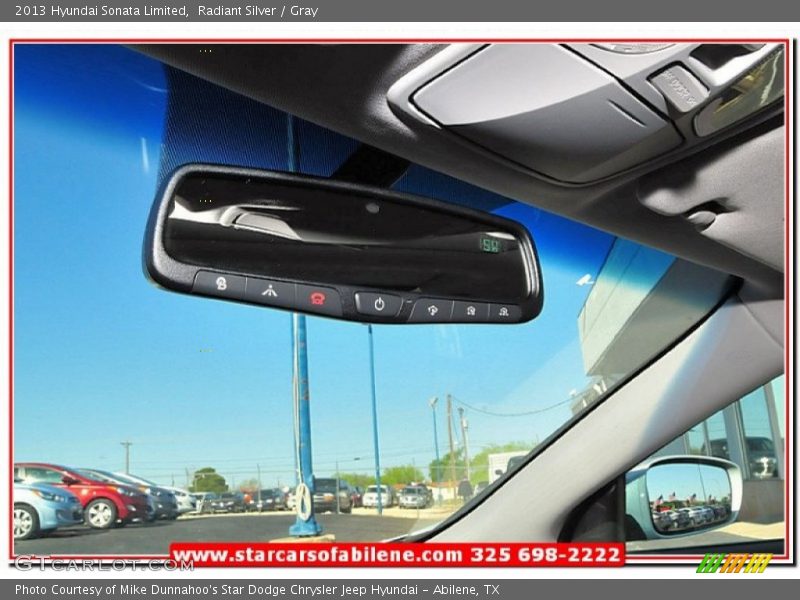 Radiant Silver / Gray 2013 Hyundai Sonata Limited