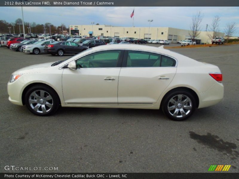 White Diamond Tricoat / Cashmere 2012 Buick LaCrosse FWD