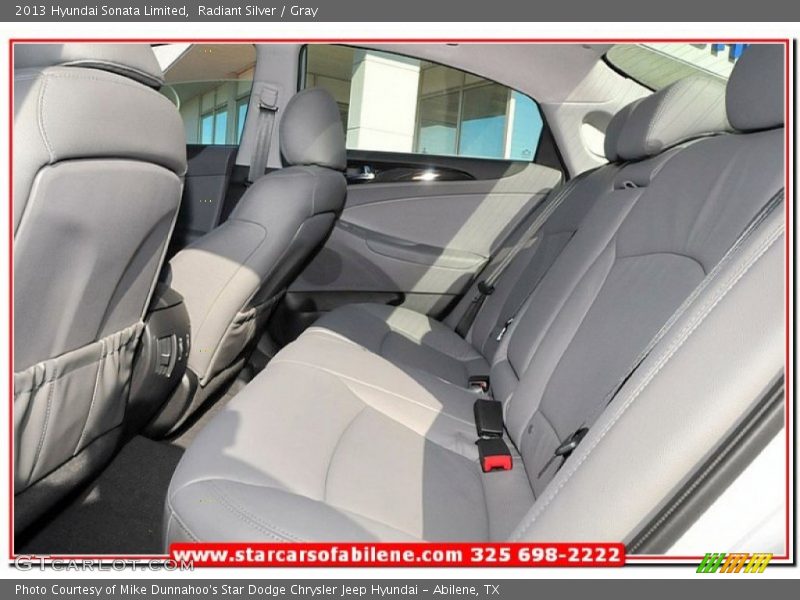 Radiant Silver / Gray 2013 Hyundai Sonata Limited