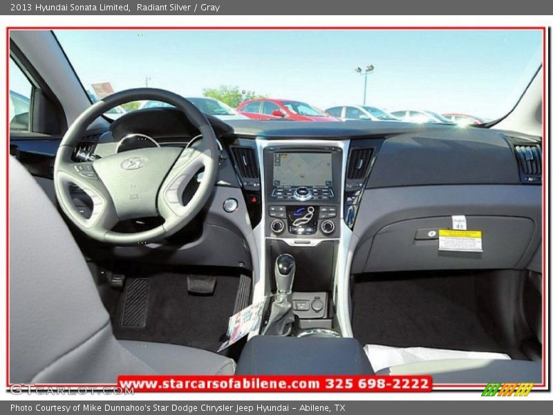 Radiant Silver / Gray 2013 Hyundai Sonata Limited