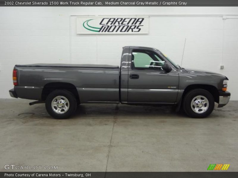 Medium Charcoal Gray Metallic / Graphite Gray 2002 Chevrolet Silverado 1500 Work Truck Regular Cab