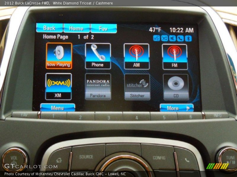 White Diamond Tricoat / Cashmere 2012 Buick LaCrosse FWD