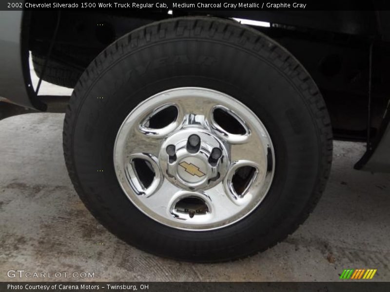 Medium Charcoal Gray Metallic / Graphite Gray 2002 Chevrolet Silverado 1500 Work Truck Regular Cab