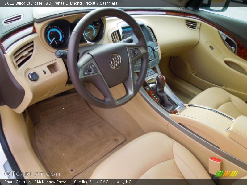 White Diamond Tricoat / Cashmere 2012 Buick LaCrosse FWD