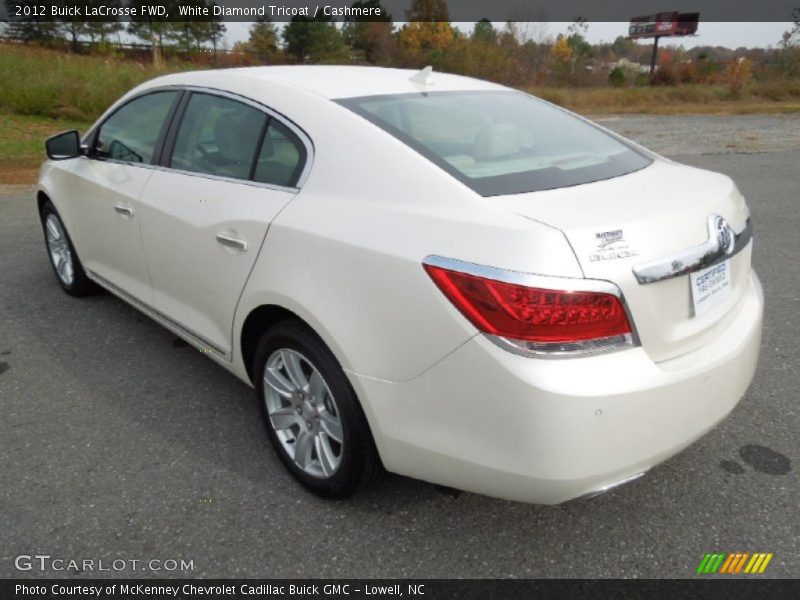 White Diamond Tricoat / Cashmere 2012 Buick LaCrosse FWD