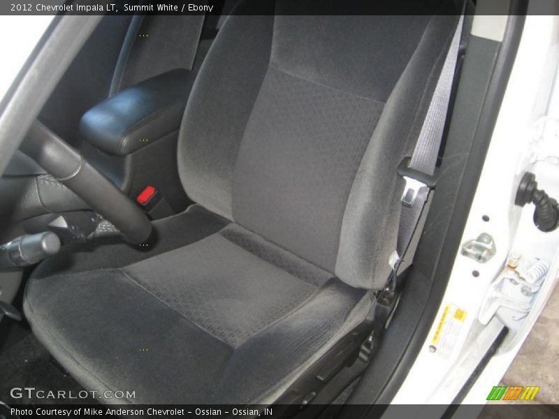 Summit White / Ebony 2012 Chevrolet Impala LT