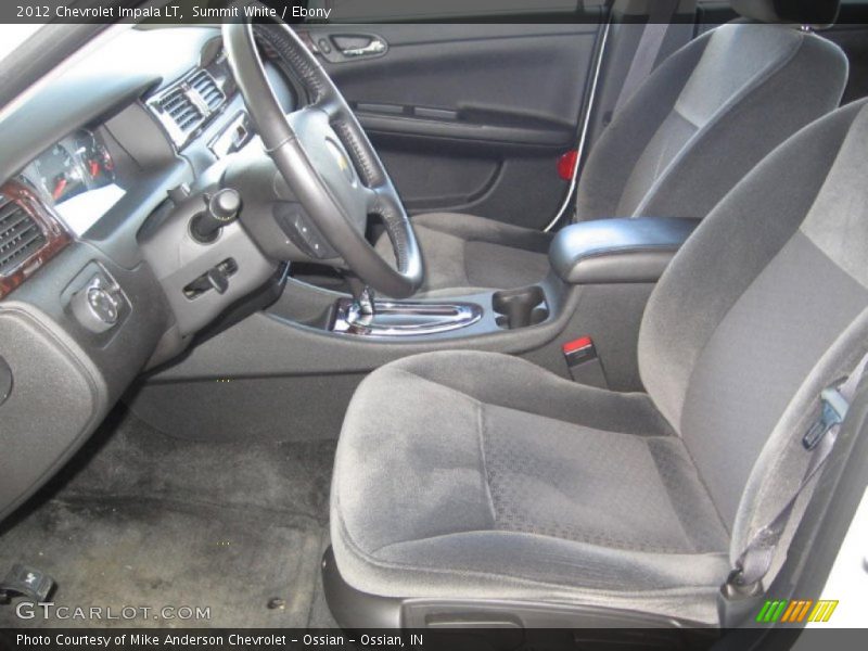 Summit White / Ebony 2012 Chevrolet Impala LT