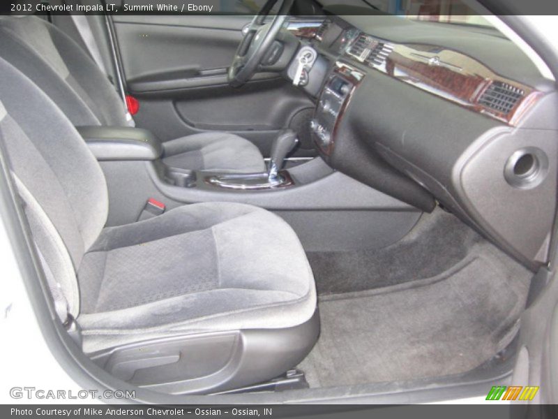 Summit White / Ebony 2012 Chevrolet Impala LT