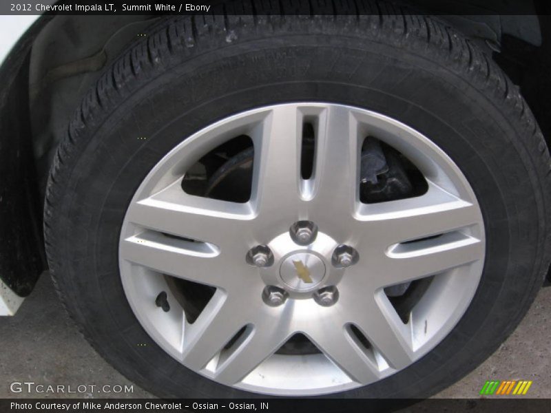 Summit White / Ebony 2012 Chevrolet Impala LT