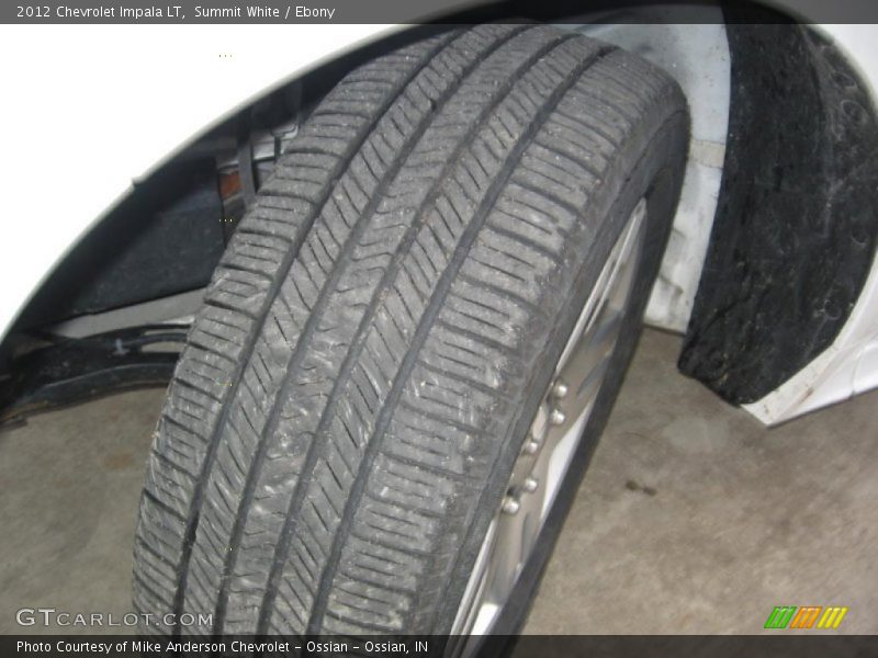 Summit White / Ebony 2012 Chevrolet Impala LT