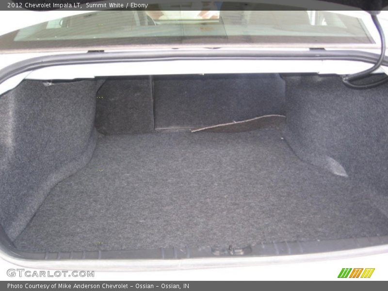 Summit White / Ebony 2012 Chevrolet Impala LT