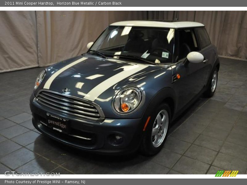 Horizon Blue Metallic / Carbon Black 2011 Mini Cooper Hardtop