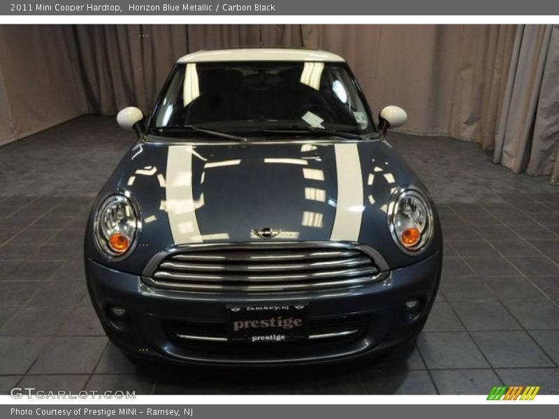 Horizon Blue Metallic / Carbon Black 2011 Mini Cooper Hardtop