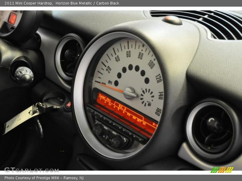 Horizon Blue Metallic / Carbon Black 2011 Mini Cooper Hardtop