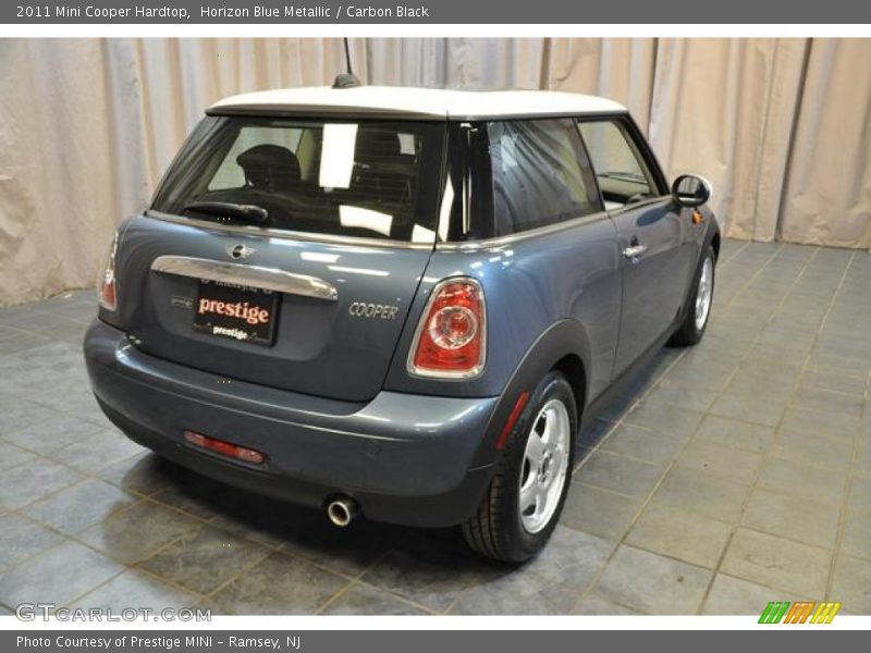 Horizon Blue Metallic / Carbon Black 2011 Mini Cooper Hardtop