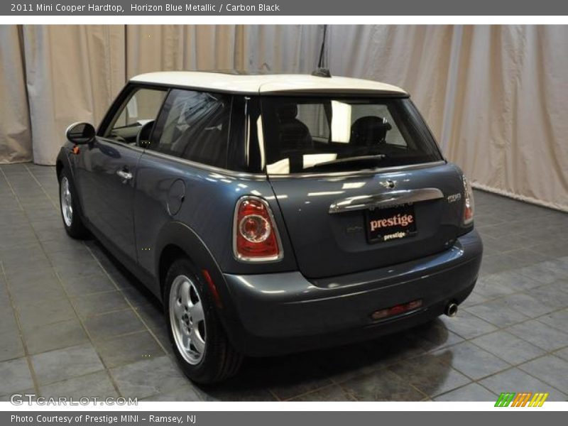 Horizon Blue Metallic / Carbon Black 2011 Mini Cooper Hardtop