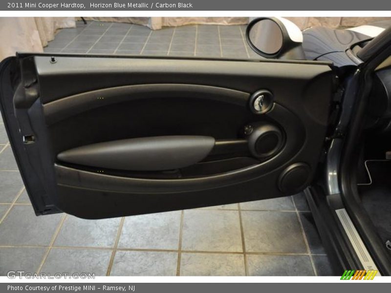 Horizon Blue Metallic / Carbon Black 2011 Mini Cooper Hardtop