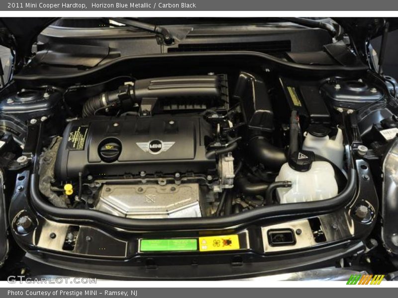 Horizon Blue Metallic / Carbon Black 2011 Mini Cooper Hardtop