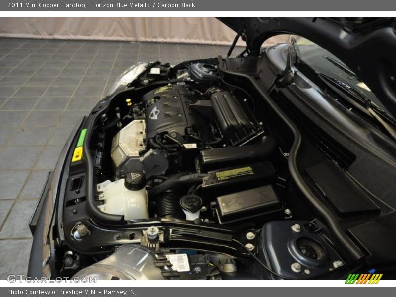 Horizon Blue Metallic / Carbon Black 2011 Mini Cooper Hardtop