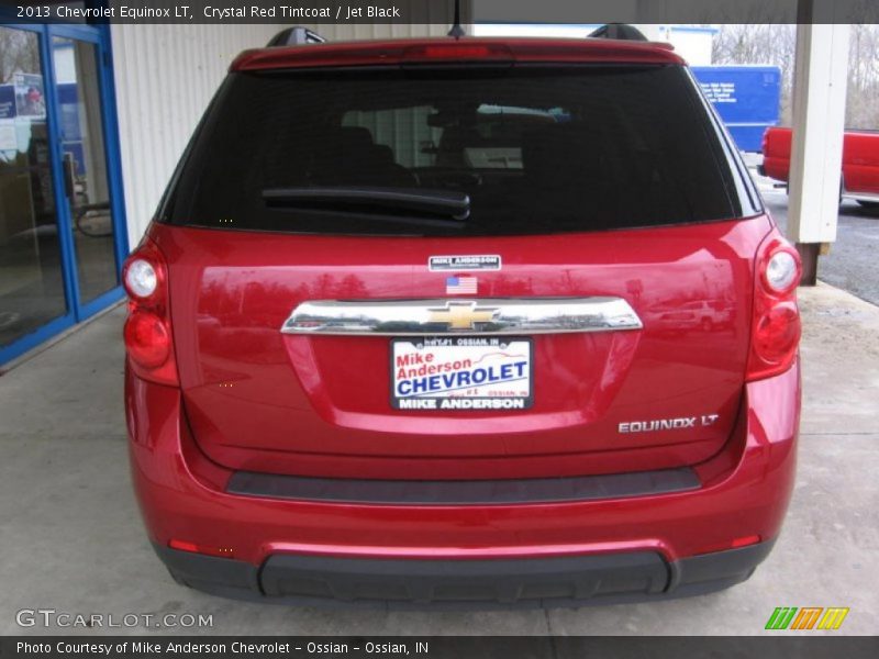 Crystal Red Tintcoat / Jet Black 2013 Chevrolet Equinox LT