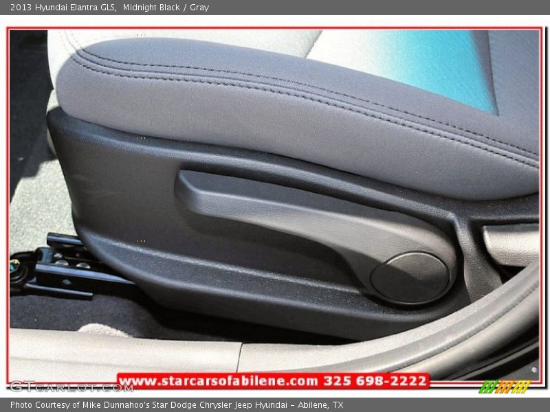 Midnight Black / Gray 2013 Hyundai Elantra GLS