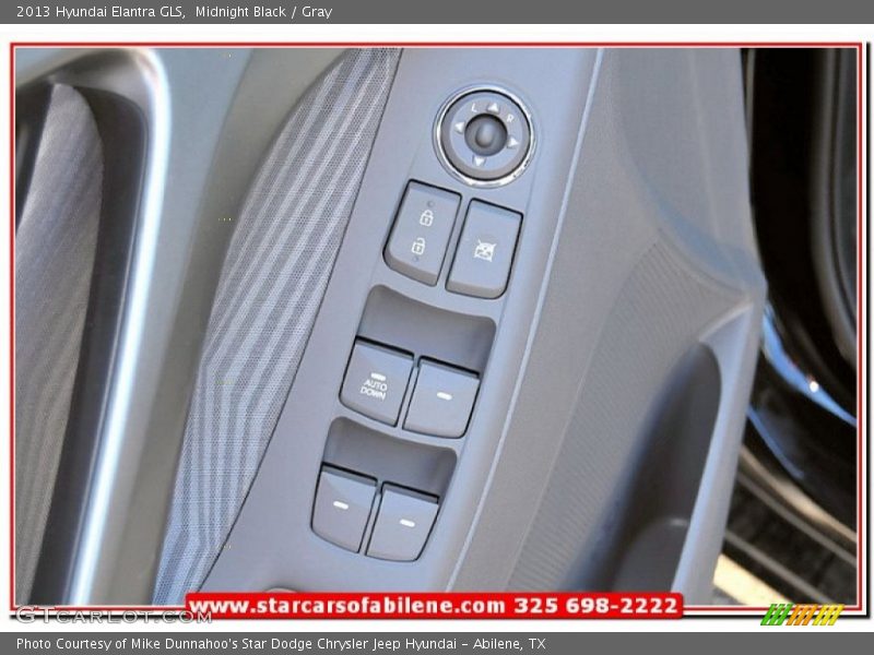 Midnight Black / Gray 2013 Hyundai Elantra GLS