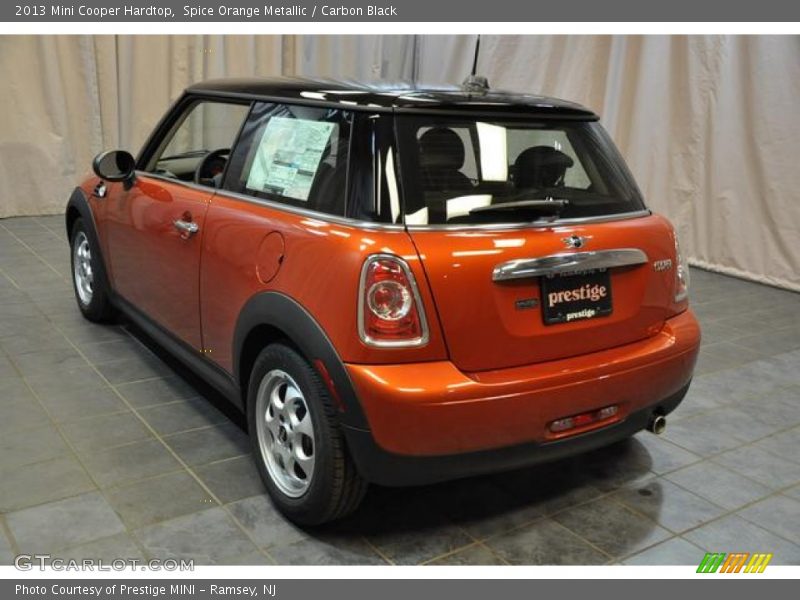 Spice Orange Metallic / Carbon Black 2013 Mini Cooper Hardtop