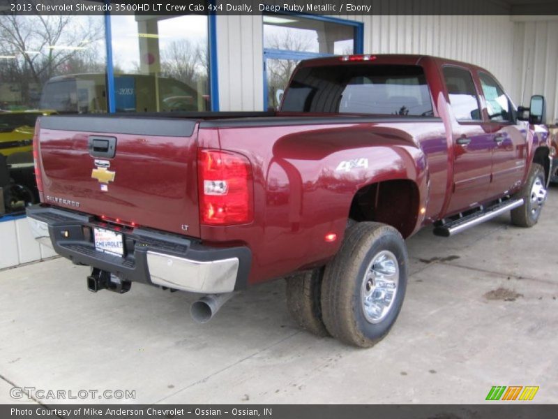 Deep Ruby Metallic / Ebony 2013 Chevrolet Silverado 3500HD LT Crew Cab 4x4 Dually