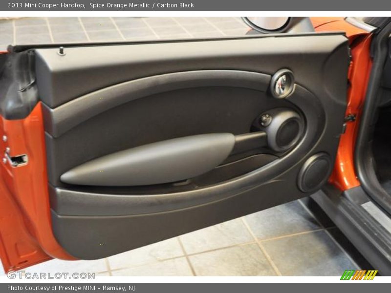Spice Orange Metallic / Carbon Black 2013 Mini Cooper Hardtop