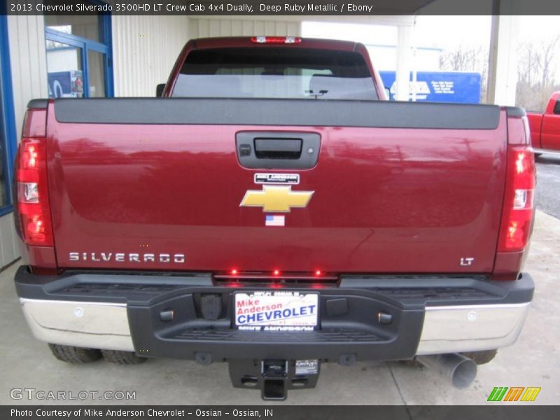 Deep Ruby Metallic / Ebony 2013 Chevrolet Silverado 3500HD LT Crew Cab 4x4 Dually
