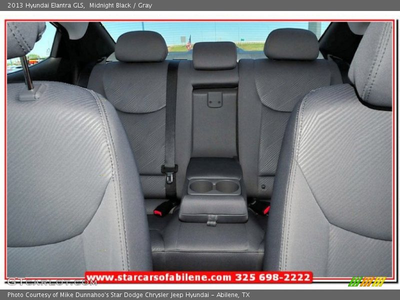 Midnight Black / Gray 2013 Hyundai Elantra GLS