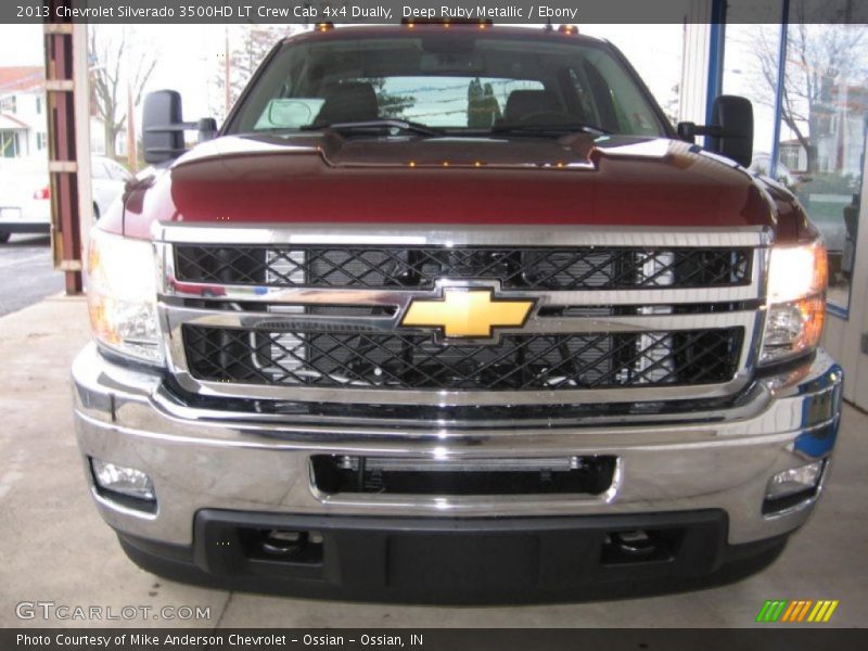 Deep Ruby Metallic / Ebony 2013 Chevrolet Silverado 3500HD LT Crew Cab 4x4 Dually