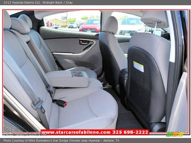 Midnight Black / Gray 2013 Hyundai Elantra GLS