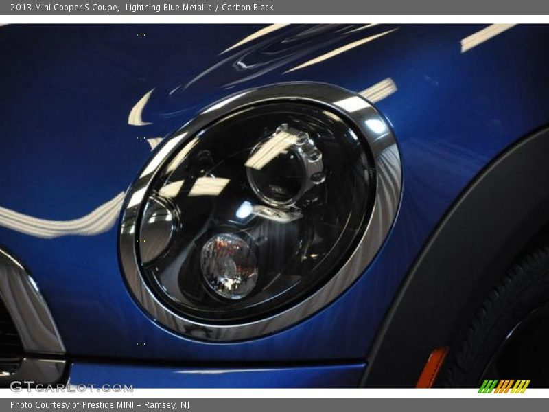 Lightning Blue Metallic / Carbon Black 2013 Mini Cooper S Coupe