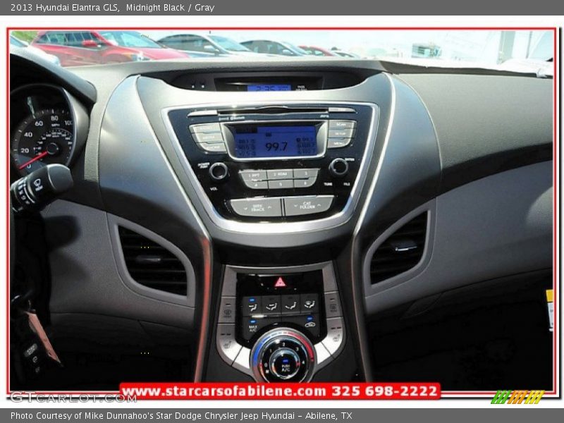 Midnight Black / Gray 2013 Hyundai Elantra GLS