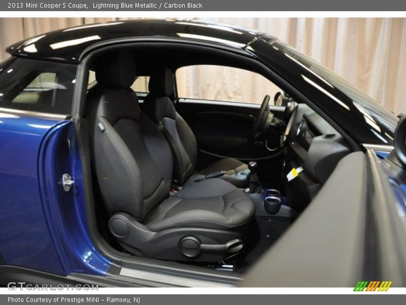 Lightning Blue Metallic / Carbon Black 2013 Mini Cooper S Coupe