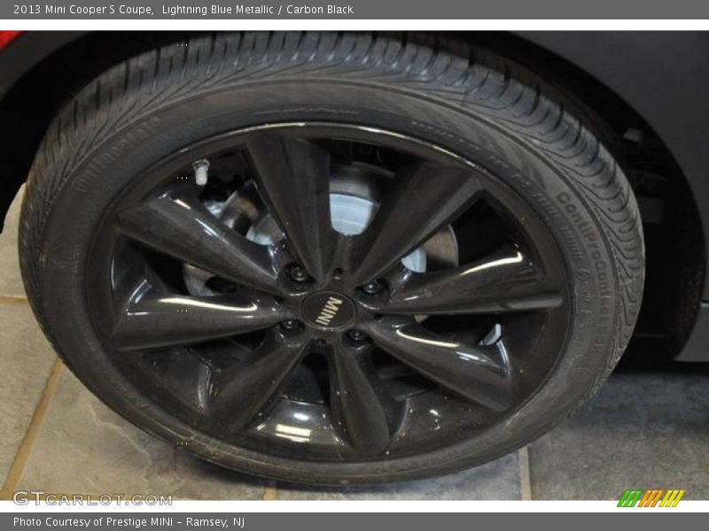 Lightning Blue Metallic / Carbon Black 2013 Mini Cooper S Coupe