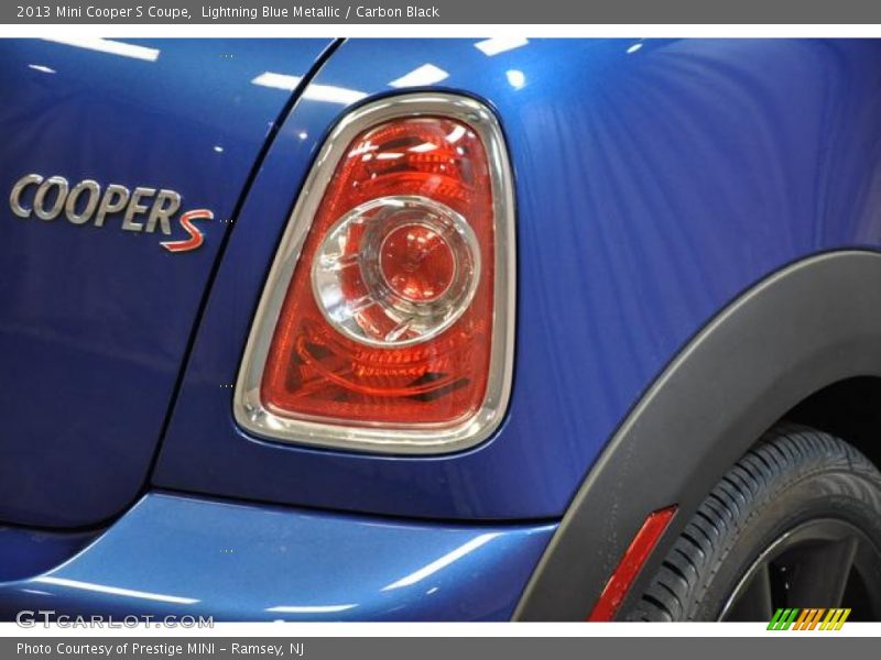 Lightning Blue Metallic / Carbon Black 2013 Mini Cooper S Coupe