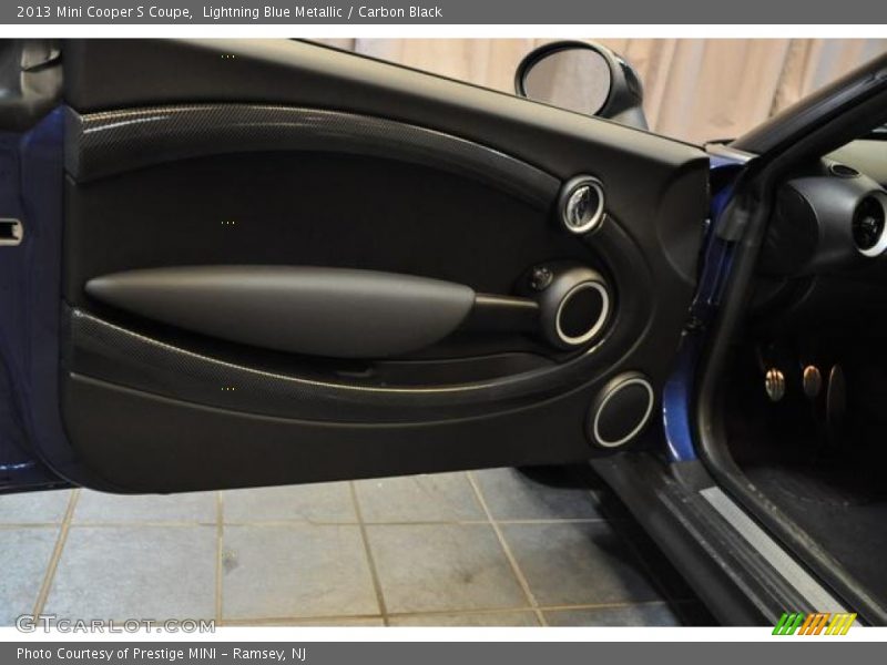 Lightning Blue Metallic / Carbon Black 2013 Mini Cooper S Coupe