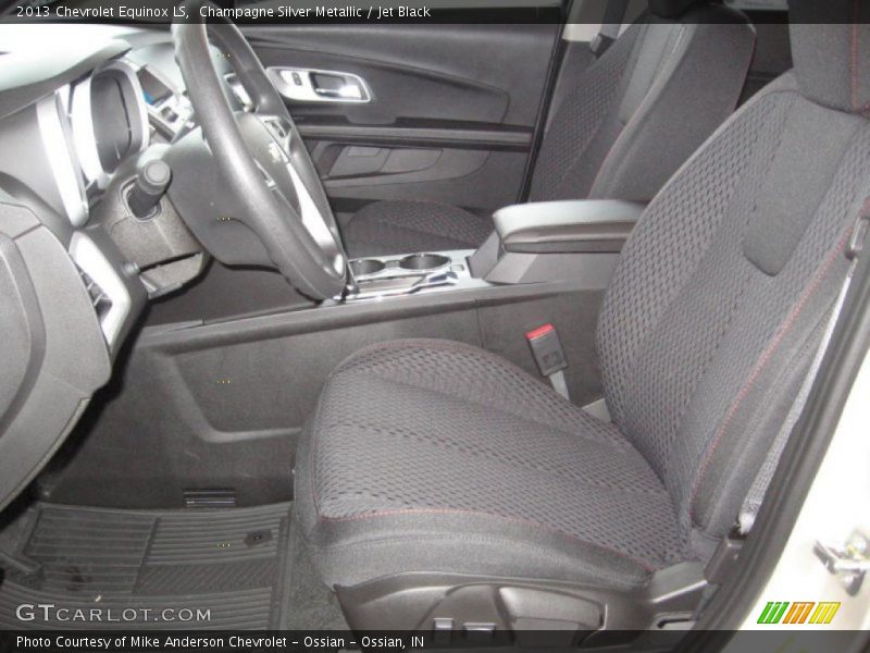 Champagne Silver Metallic / Jet Black 2013 Chevrolet Equinox LS
