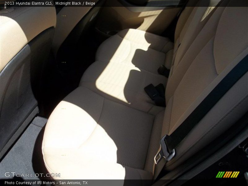 Midnight Black / Beige 2013 Hyundai Elantra GLS