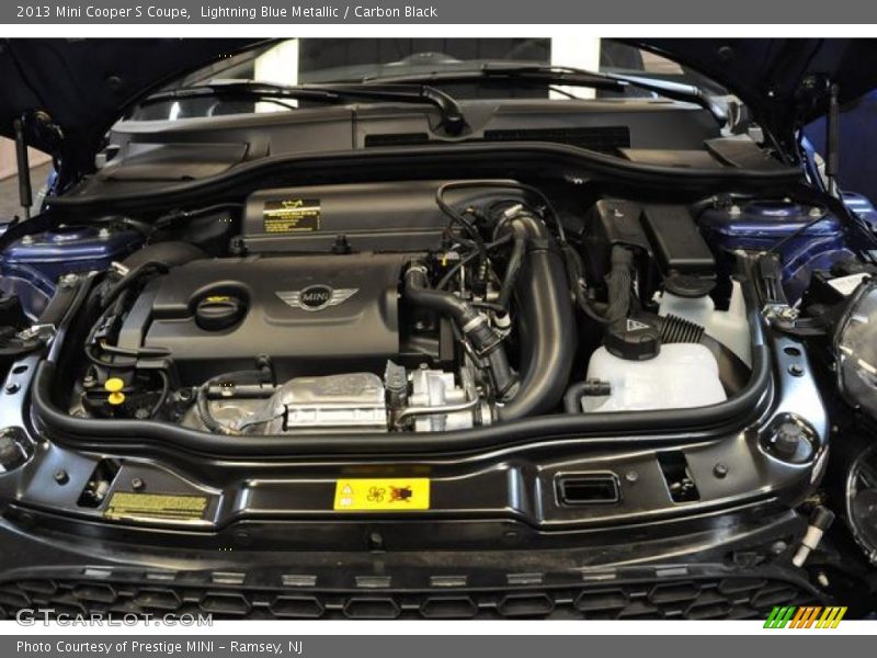 Lightning Blue Metallic / Carbon Black 2013 Mini Cooper S Coupe