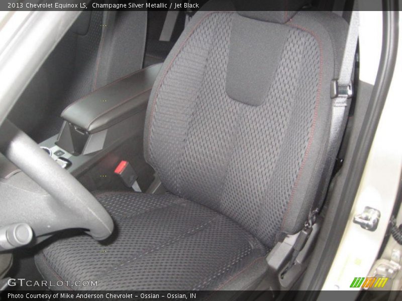 Champagne Silver Metallic / Jet Black 2013 Chevrolet Equinox LS