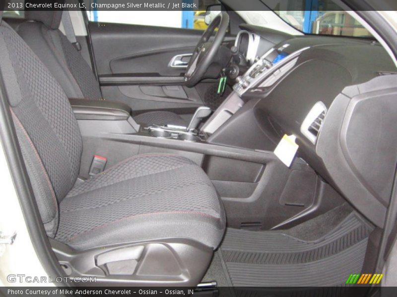 Champagne Silver Metallic / Jet Black 2013 Chevrolet Equinox LS
