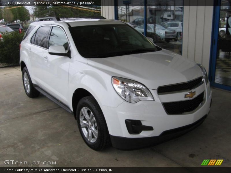 Summit White / Jet Black 2013 Chevrolet Equinox LT